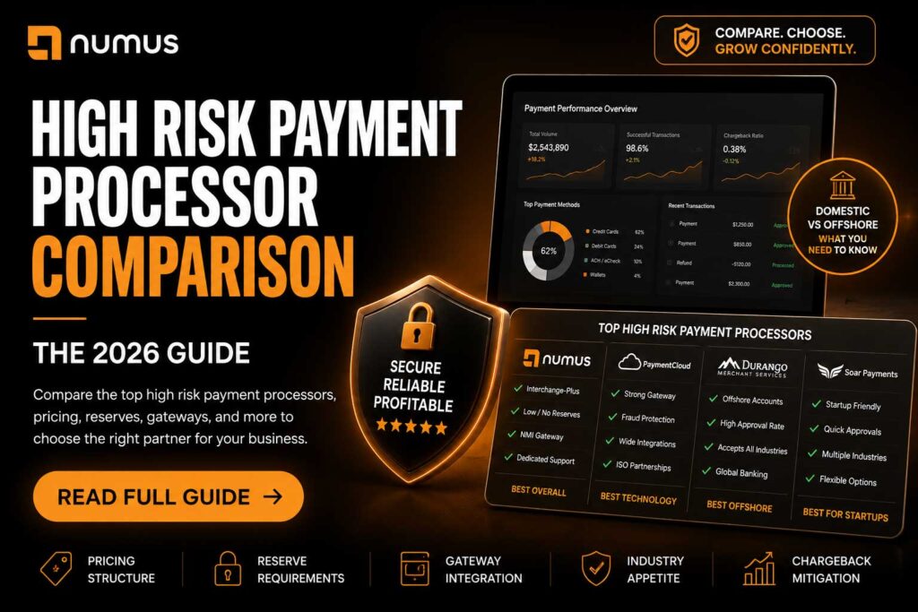 High Risk Payment Processor Comparison: The 2026 Guide